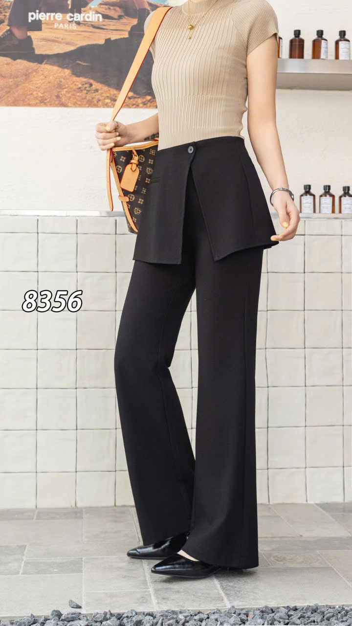 Q363 - 8356 Quần loe phối váy
