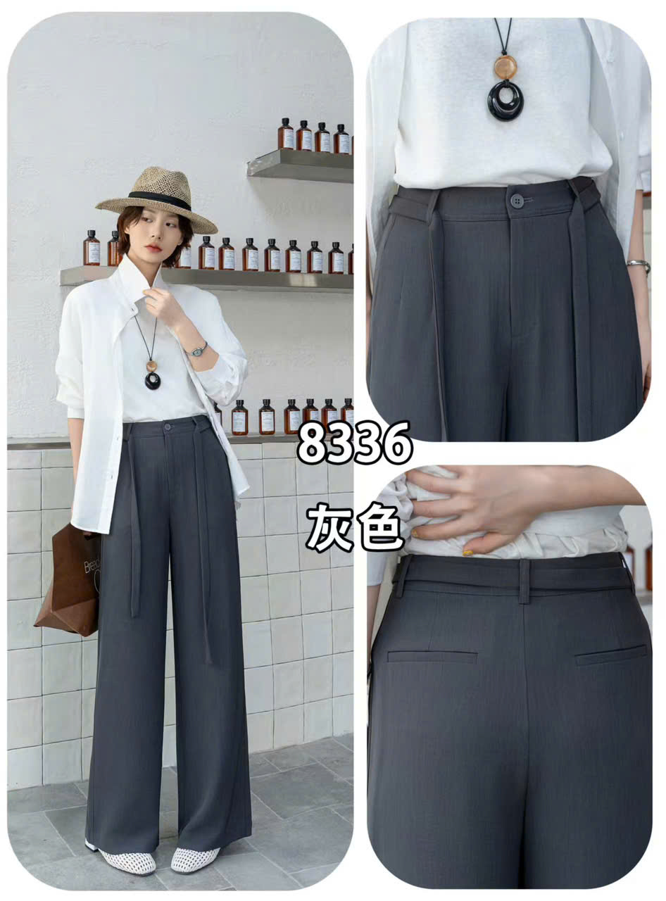 Q364 - Q8336 Quần xuông kèm đai dây