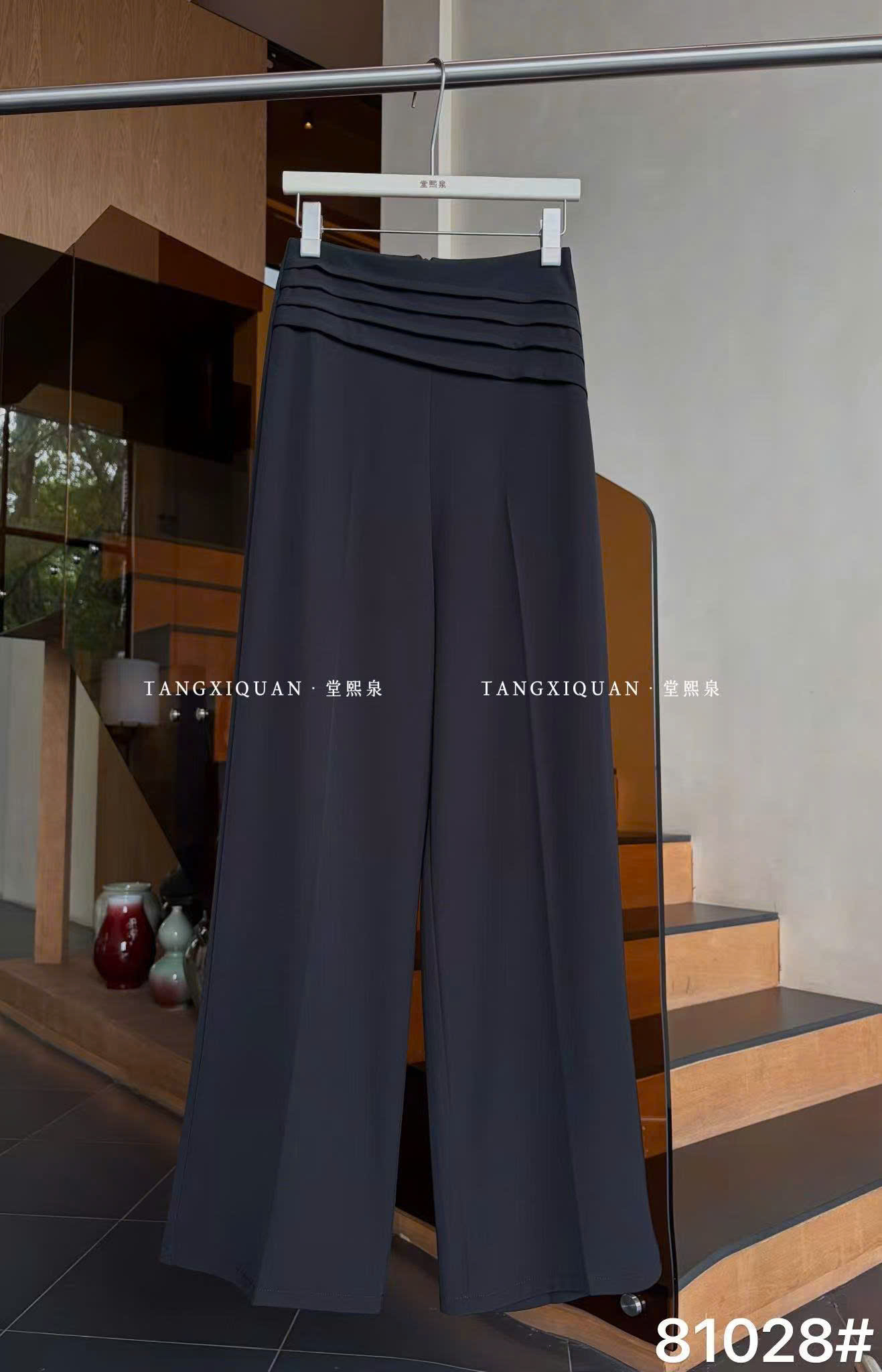 Q81028 Quần xuông li chéo QC