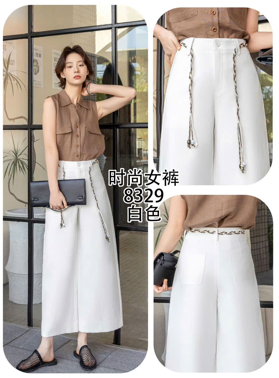 Q8329 Quần xuông đai dây