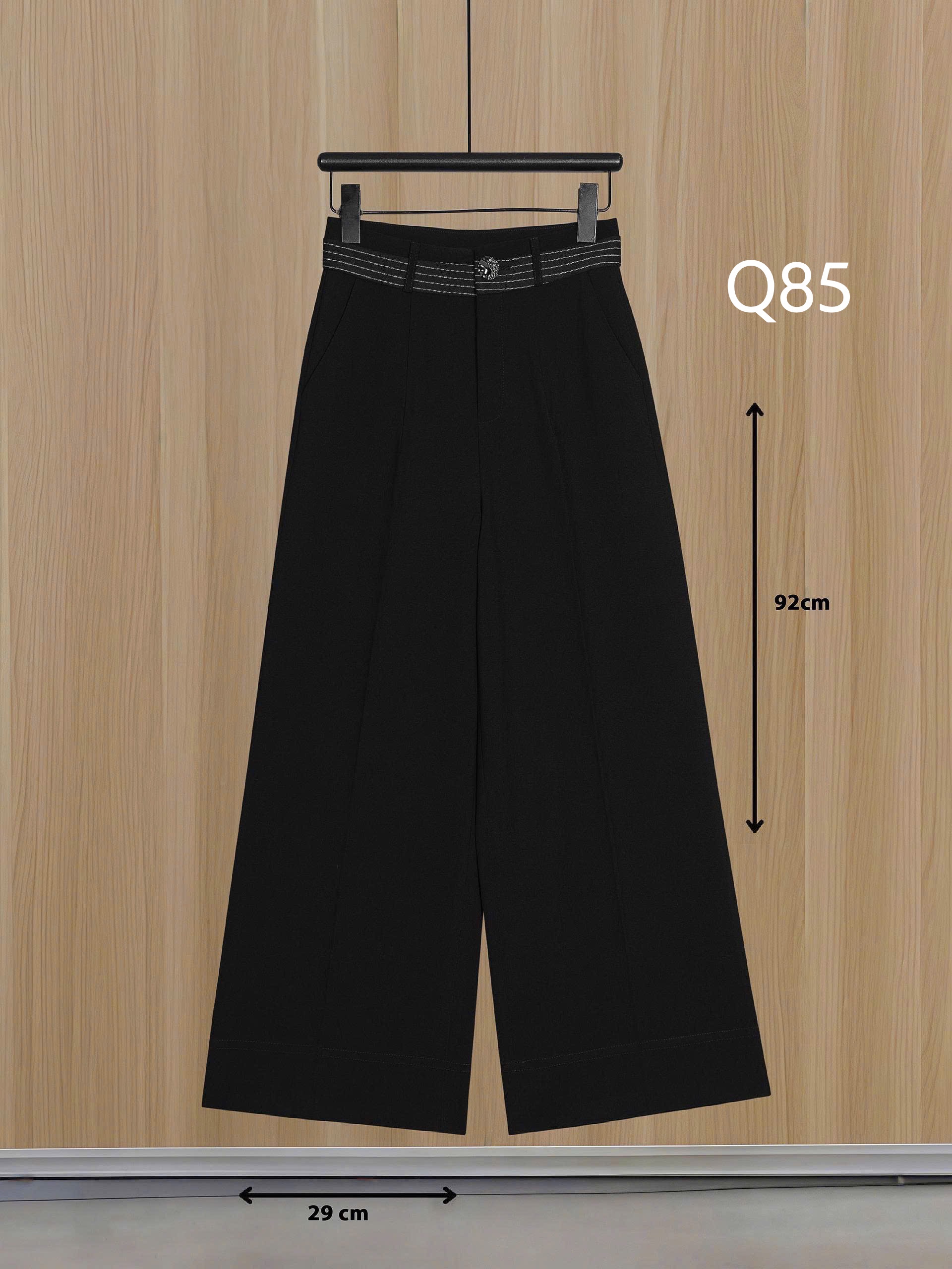 Q85 Quần xuông cạp may chỉ