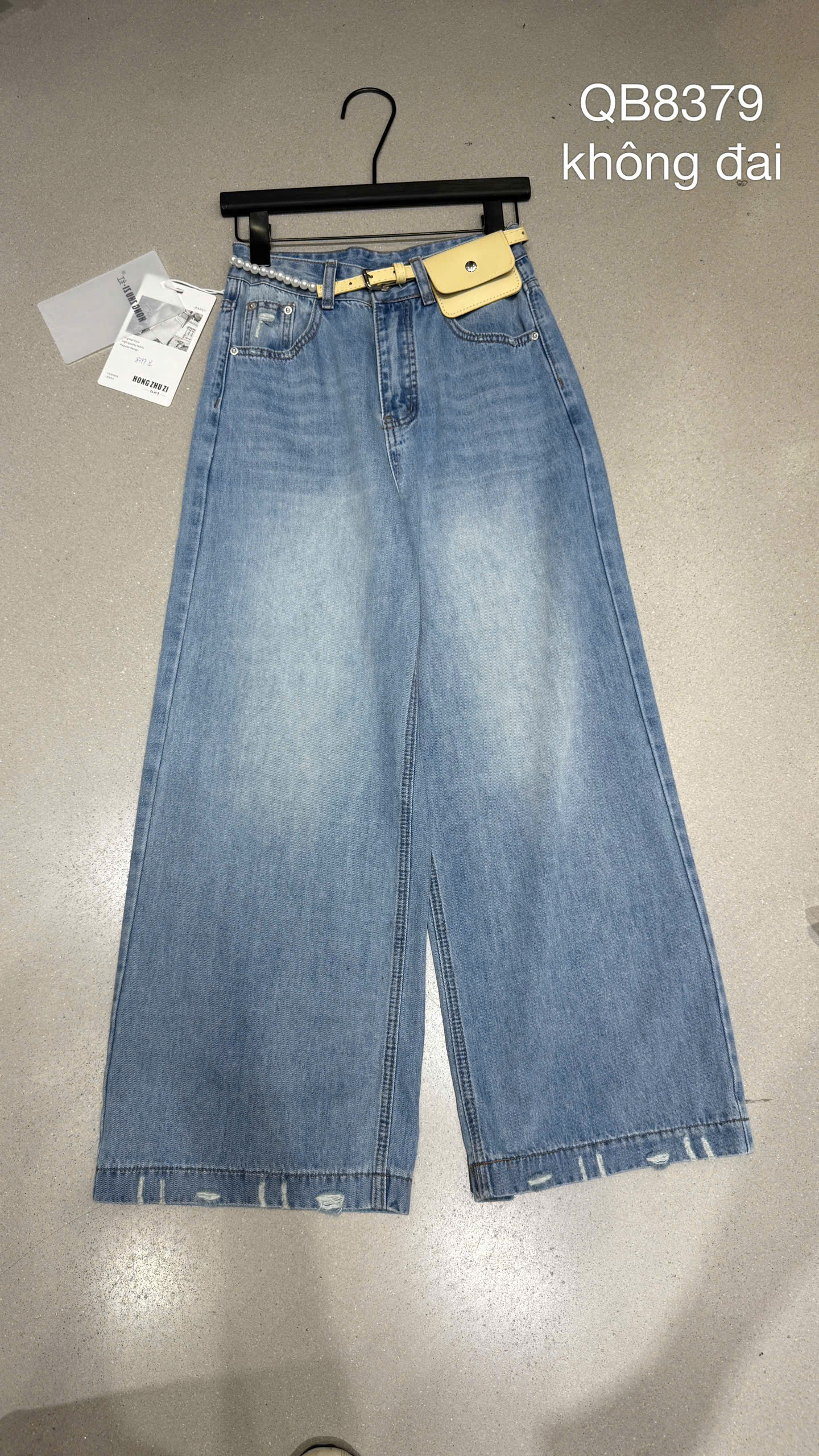 QB8397 quần nấm 91cm không đai