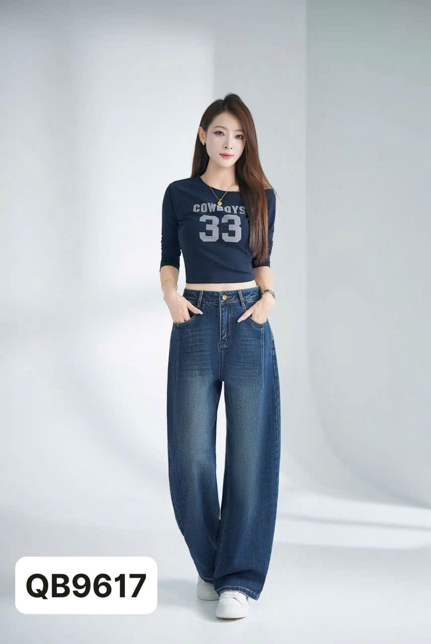 QB9617 Quần jeans bò QC