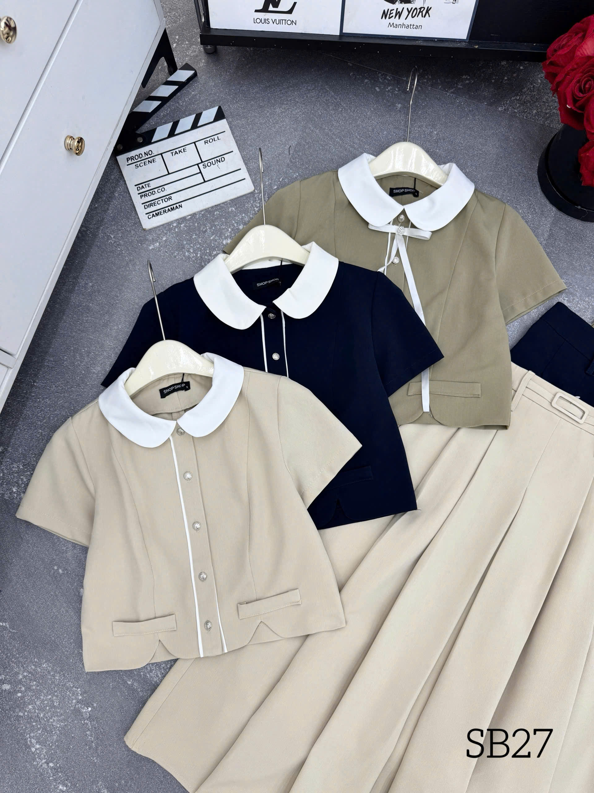 SB27 set cổ sen cv đai bọc