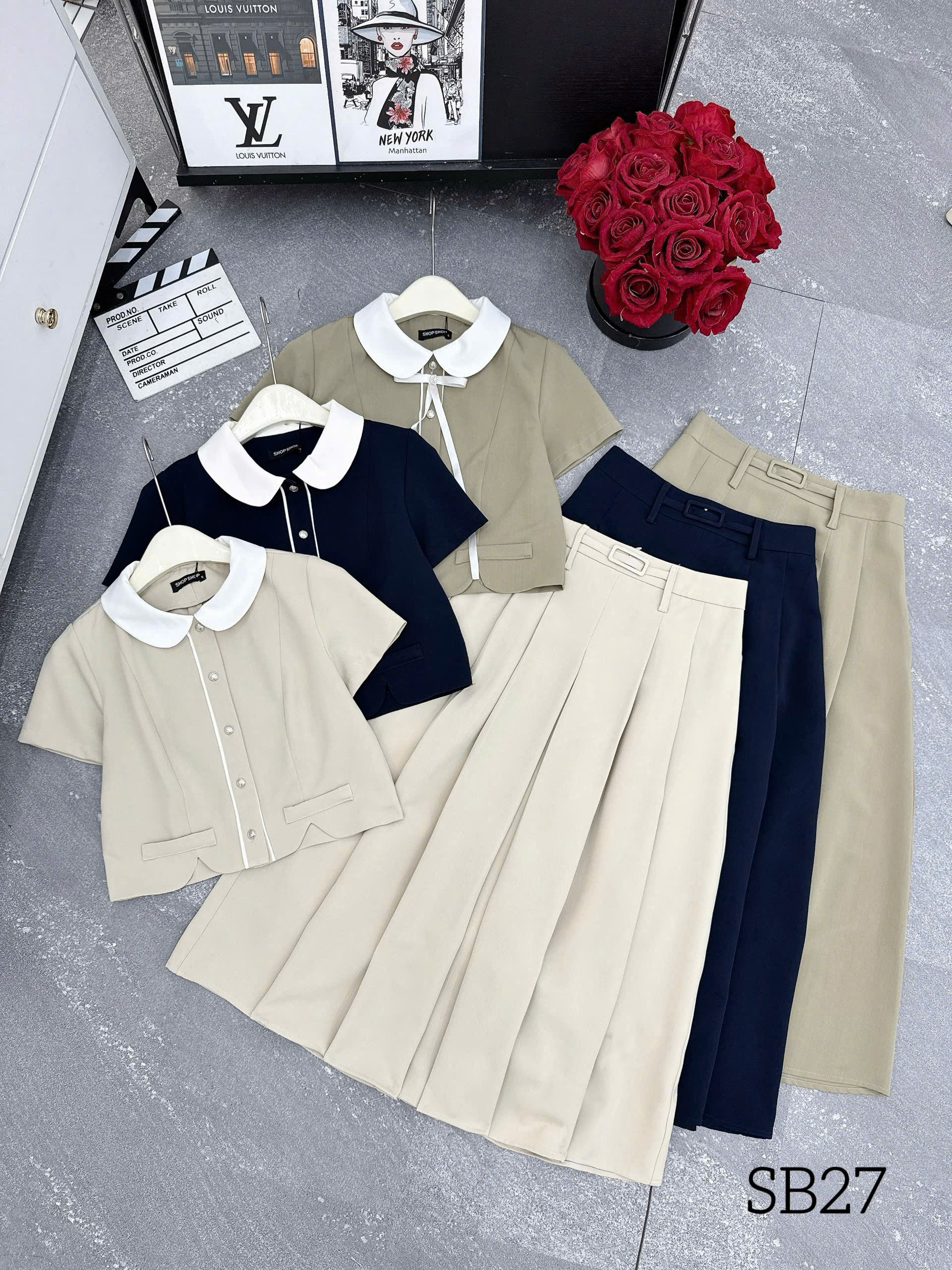 SB27 set cổ sen cv đai bọc