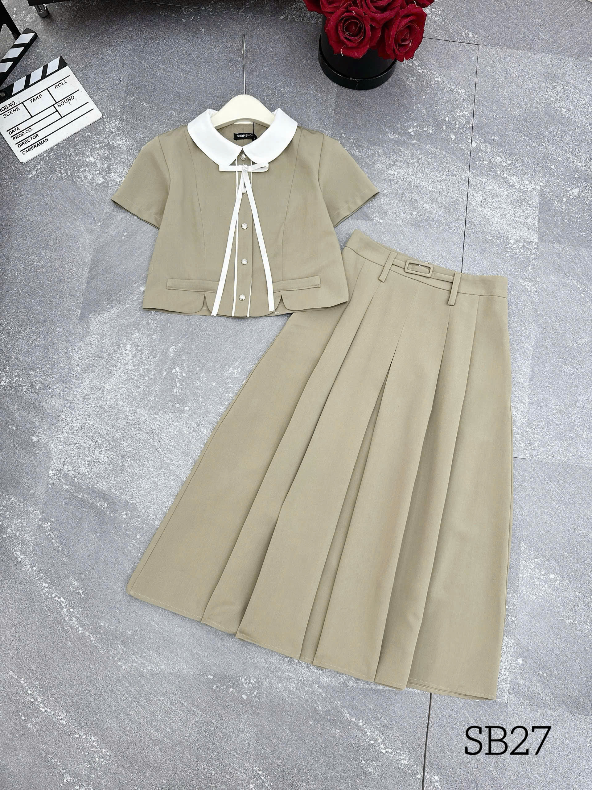 SB27 set cổ sen cv đai bọc