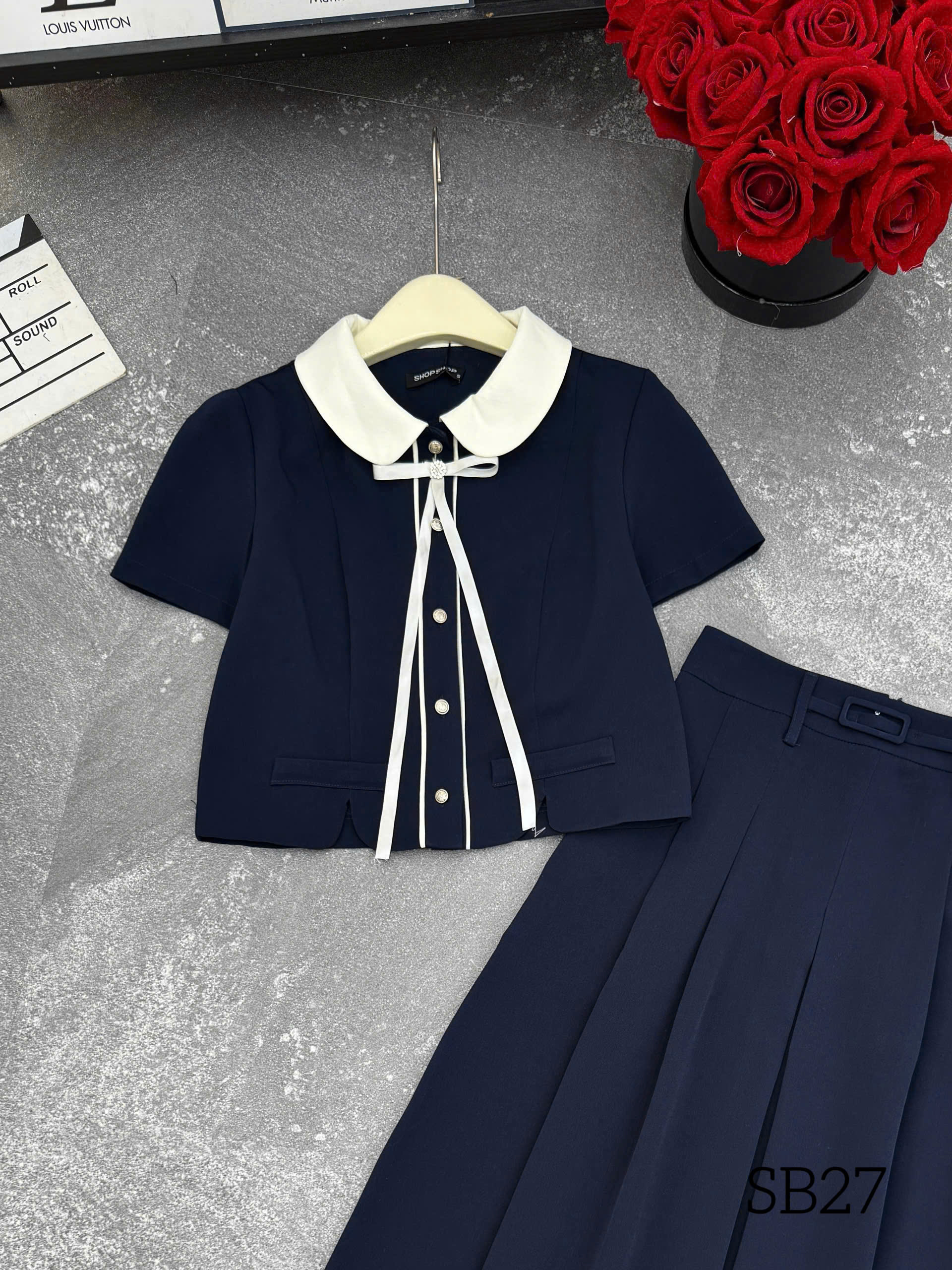 SB27 set cổ sen cv đai bọc