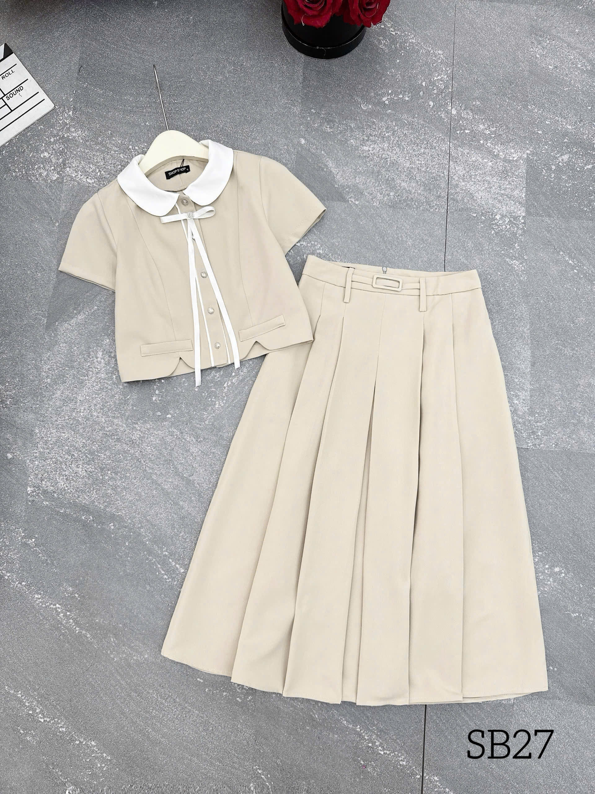 SB27 set cổ sen cv đai bọc