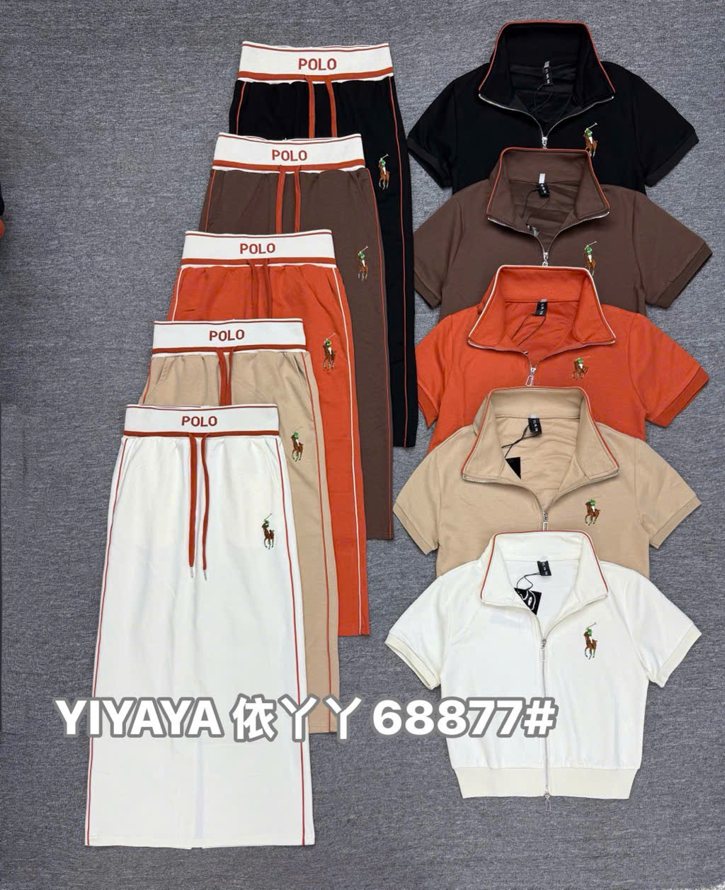 SB6887 Set áo khóa chân váy dài thêu ngựa