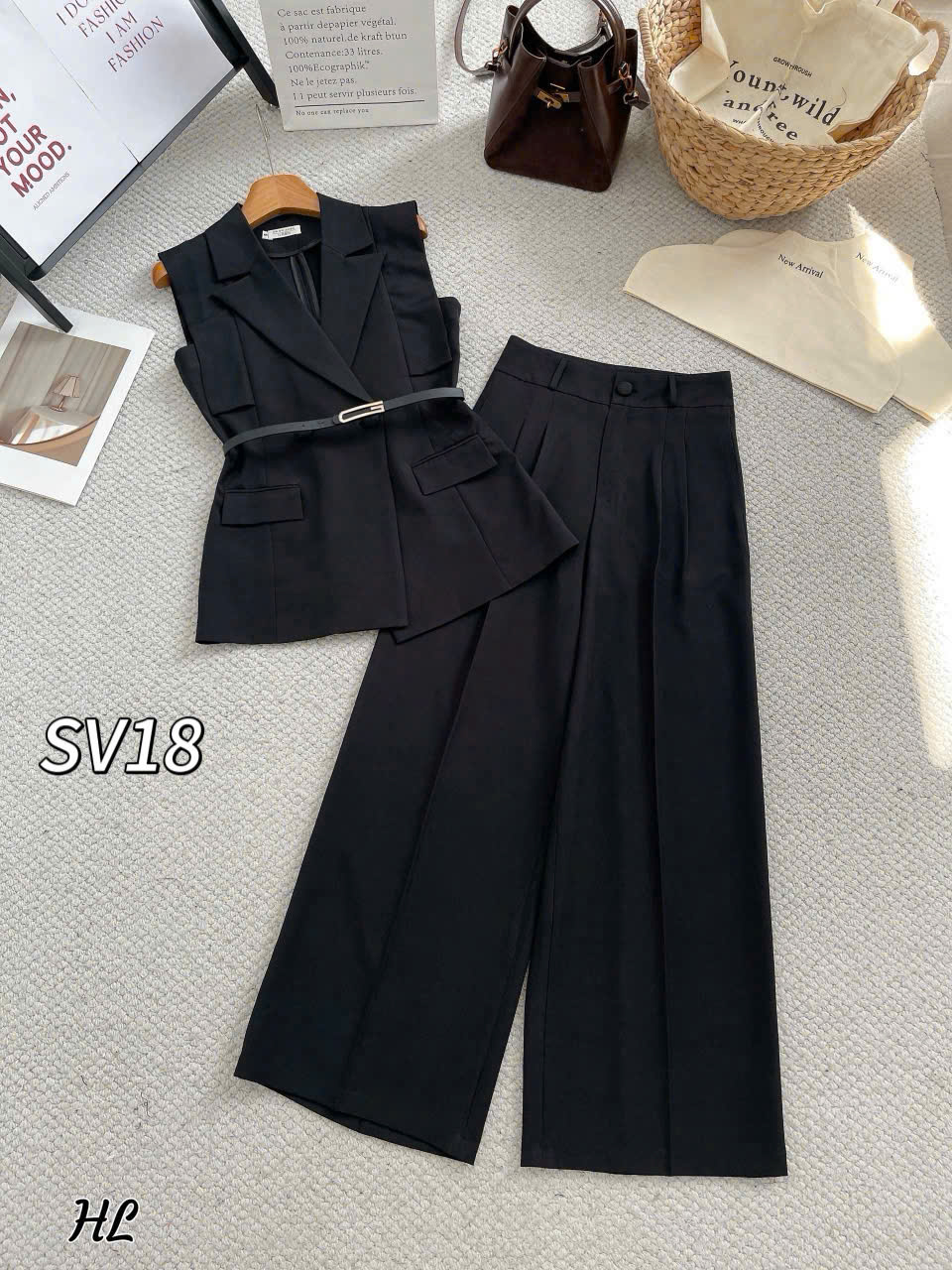 SV18 set gile quần xuông