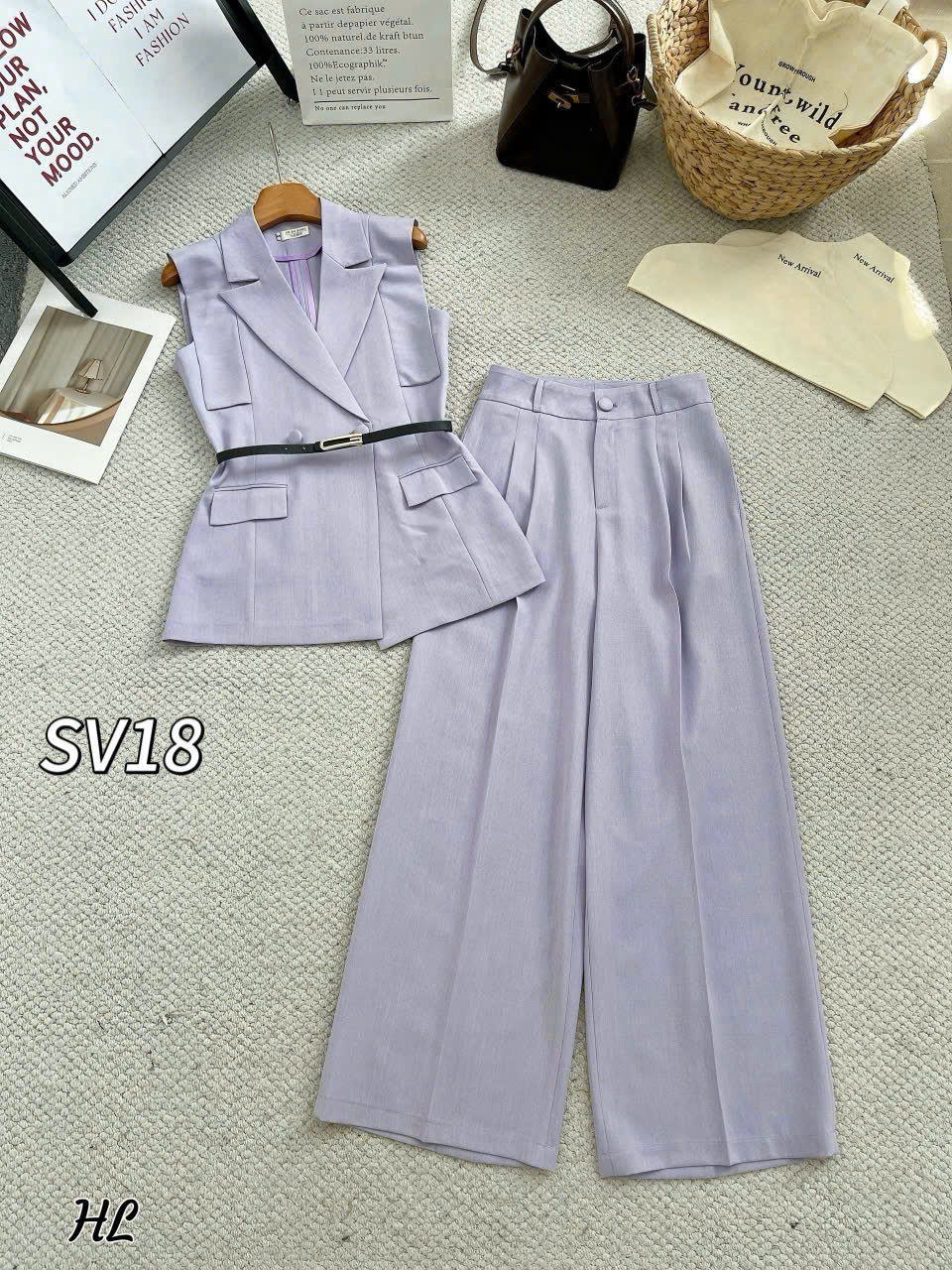 SV18 set gile quần xuông
