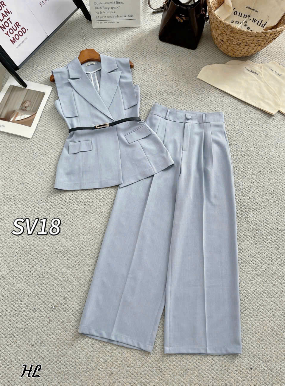 SV18 set gile quần xuông