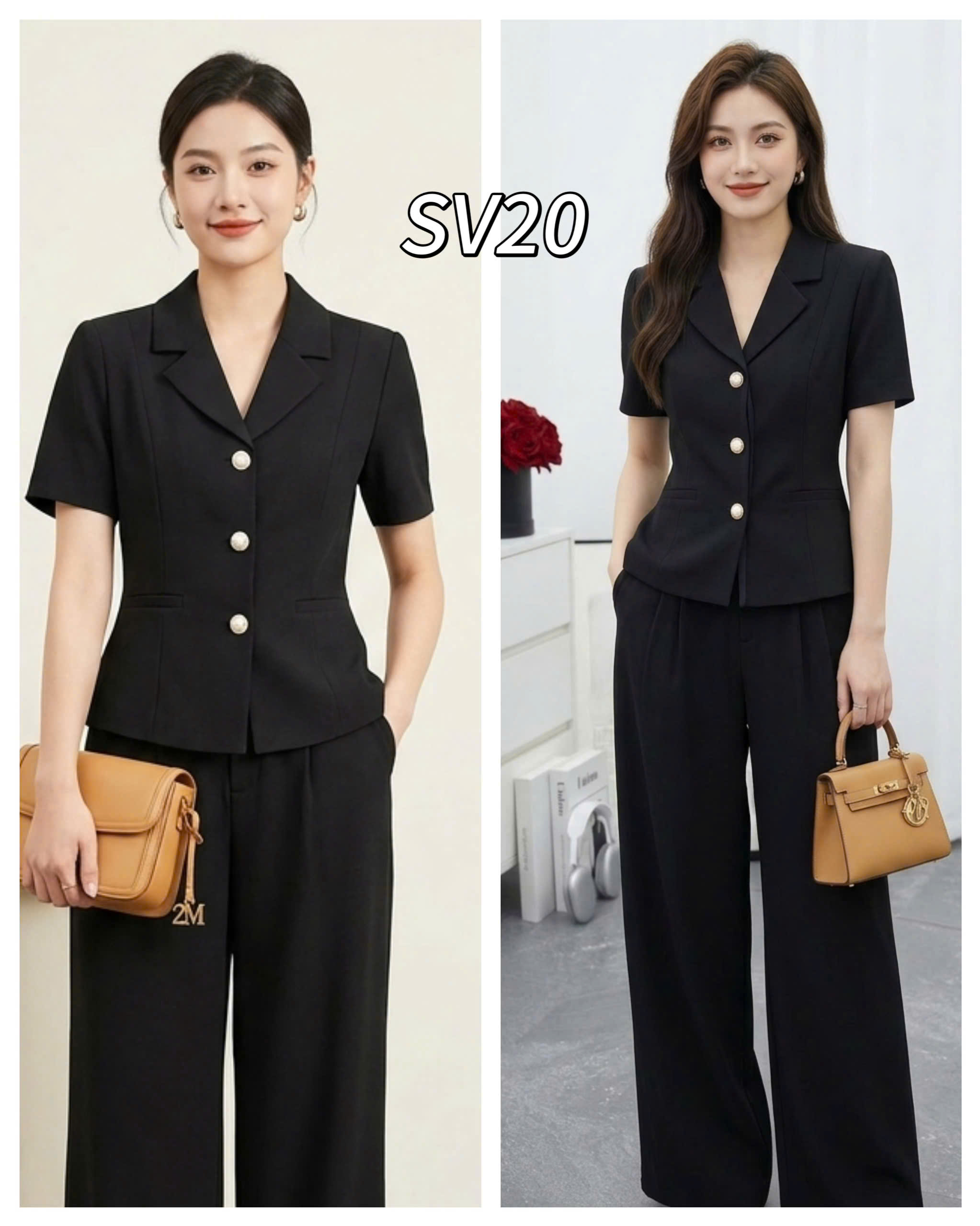 SV20 set cộc tay quần xuông