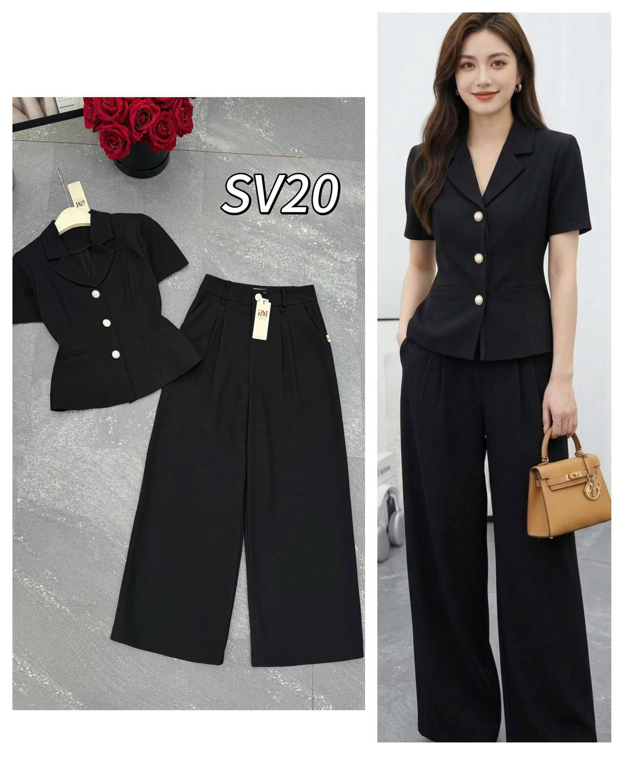 SV20 set cộc tay quần xuông
