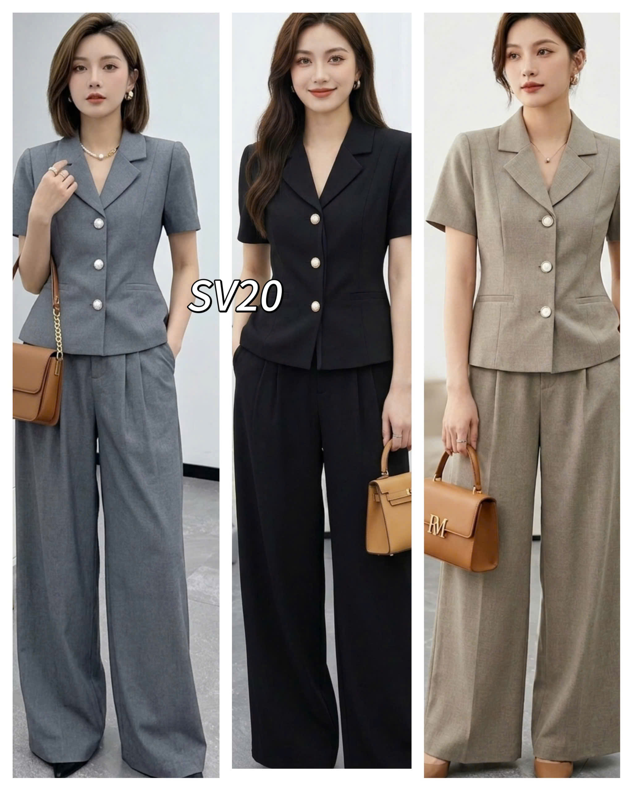 SV20 set cộc tay quần xuông