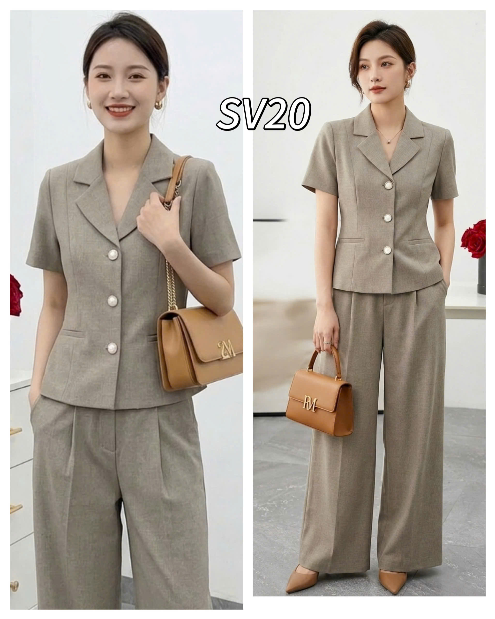 SV20 set cộc tay quần xuông
