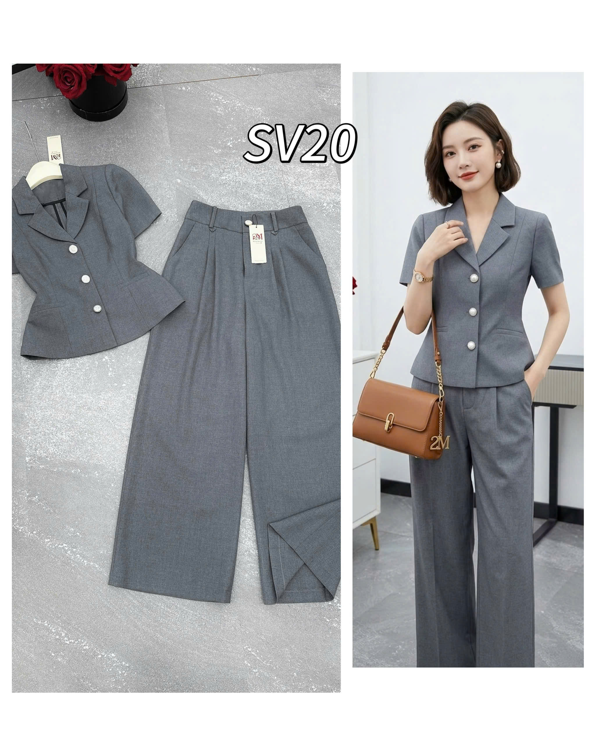 SV20 set cộc tay quần xuông