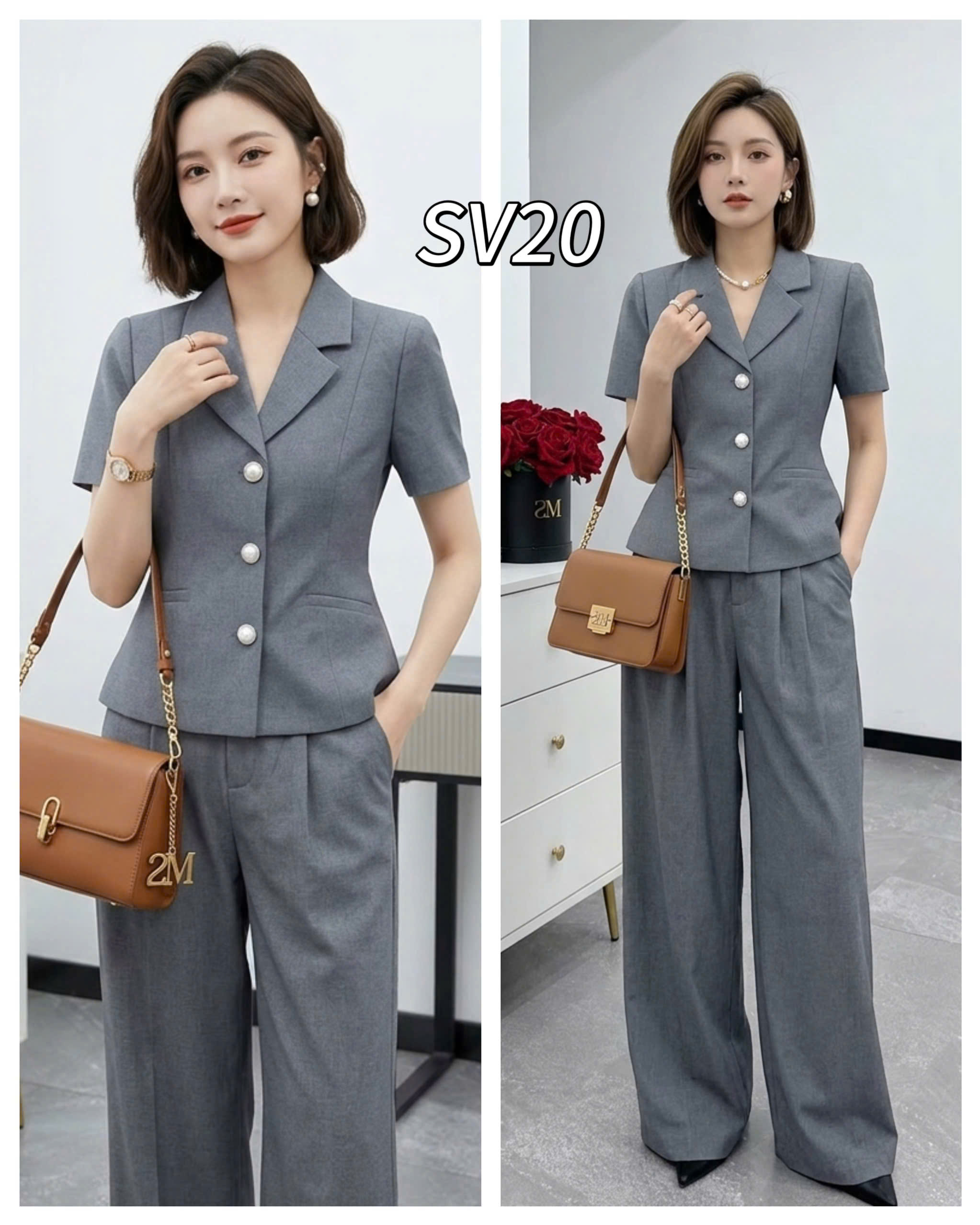 SV20 set cộc tay quần xuông