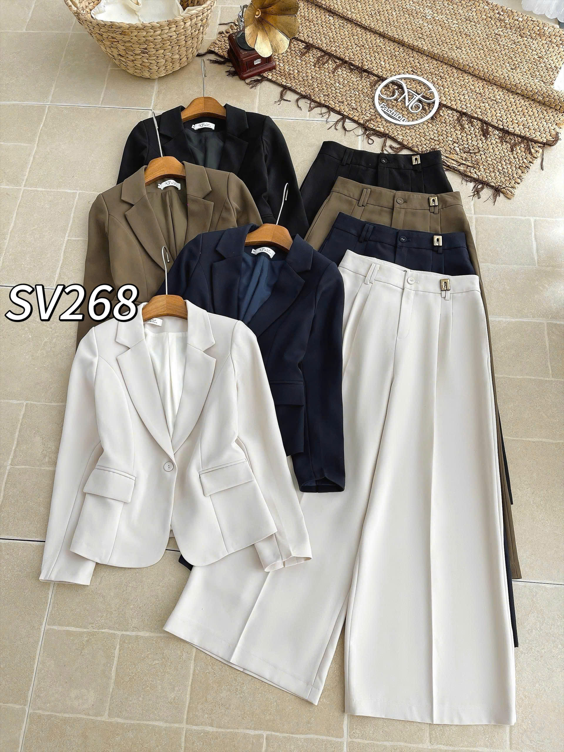 SV268 set vest chéo mỹ
