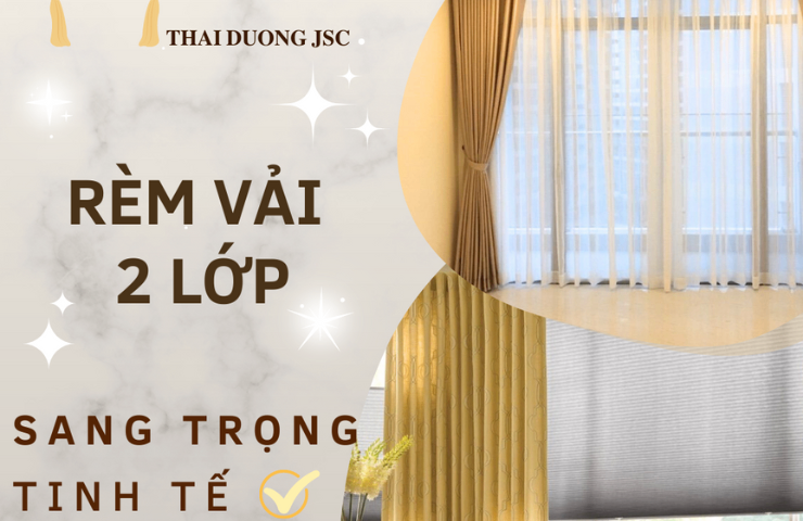 Thi công rèm vải 2 lớp cao cấp cho nhà phố tại quận Gò Vấp TPHCM