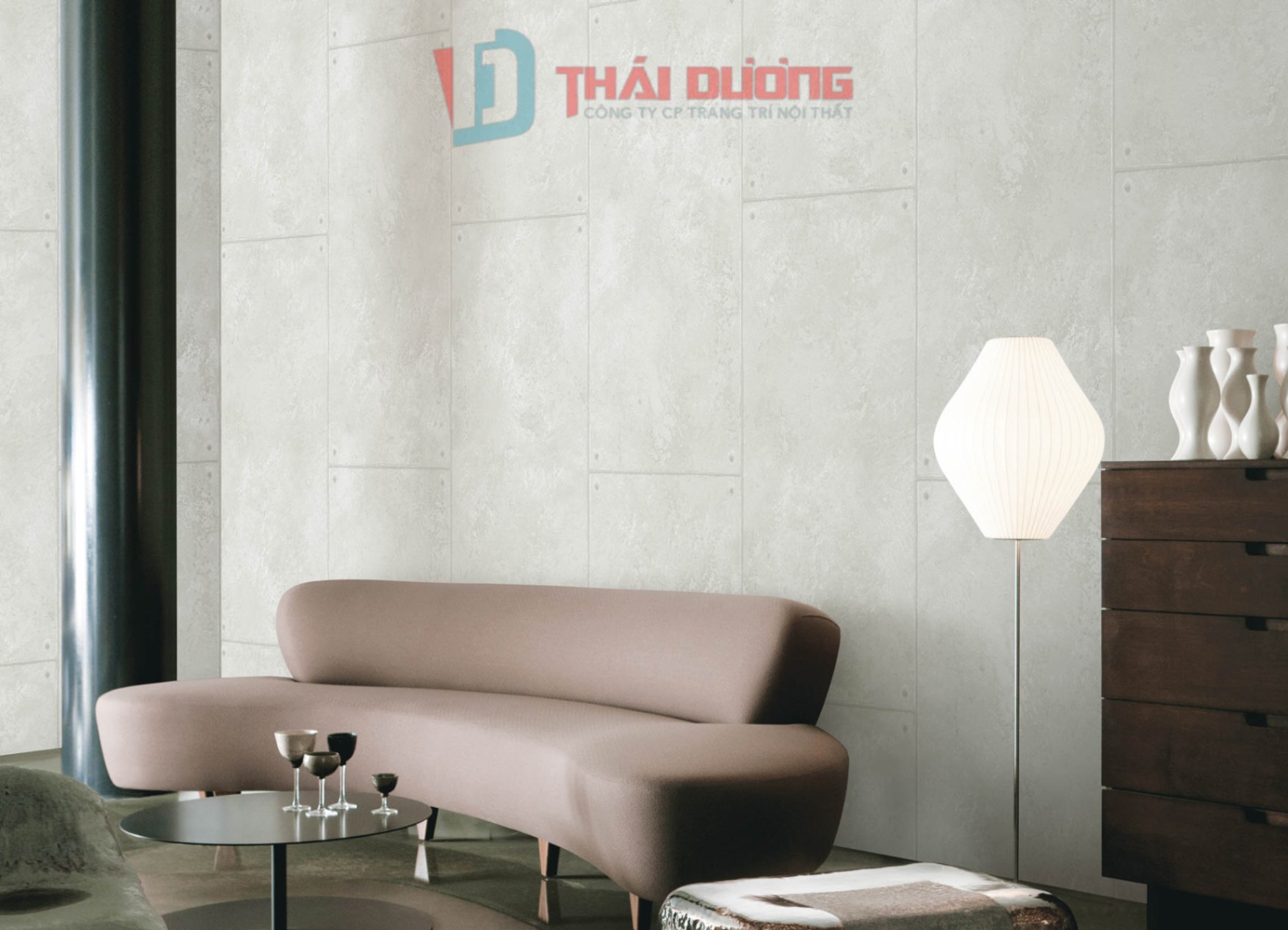 Giấy dán tường phòng khách GDTK55