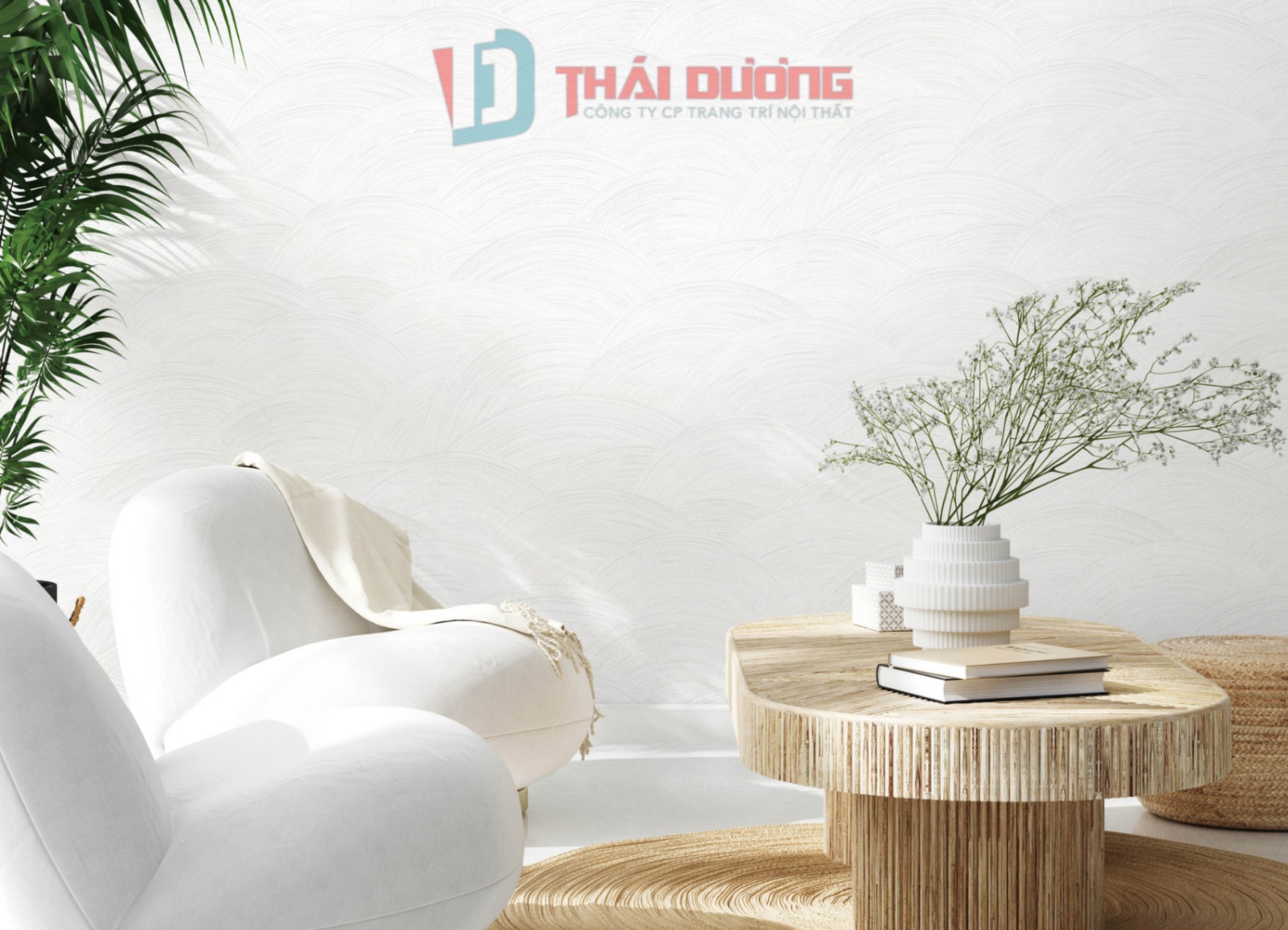 Giấy dán tường phòng khách GDTK43