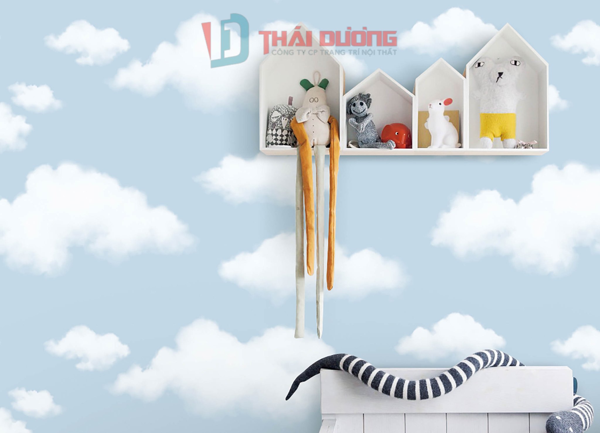 Giấy dán tường em bé GDTE1