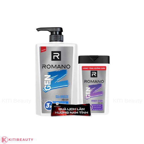 Dầu Gội Nam Romano Gen Z 610g (TẶNG gội 150g)