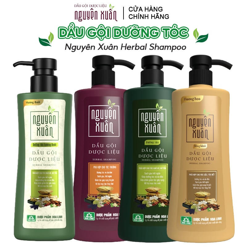 Dầu Gội Nguyên Xuân Dưỡng Tóc Herbal Shampoo