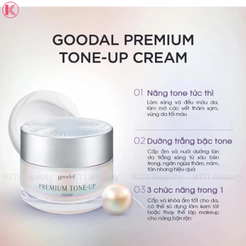 Kem Dưỡng Goodal Premium Snail Tone Up Cream Ốc Sên Dưỡng Trắng 30ml