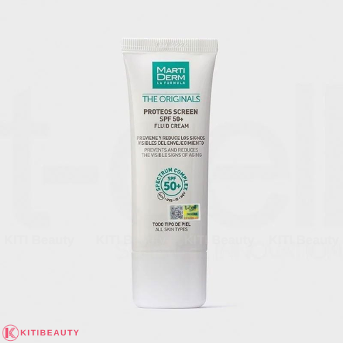 Kem Chống Nắng MartiDerm The Originals Proteos Screen SPF50+ Fluid Cream 40ml Chính Hãng
