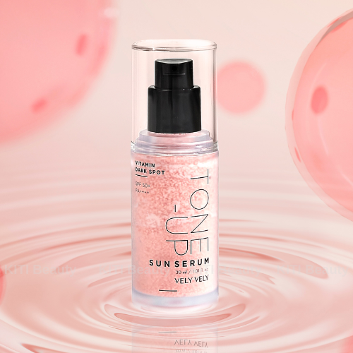 Tinh Chất Chống Nắng Nâng Tone Vely Vely Vitamin Dark Spot Tone Up Sun Serum SPF50+ PA++++ 30ml