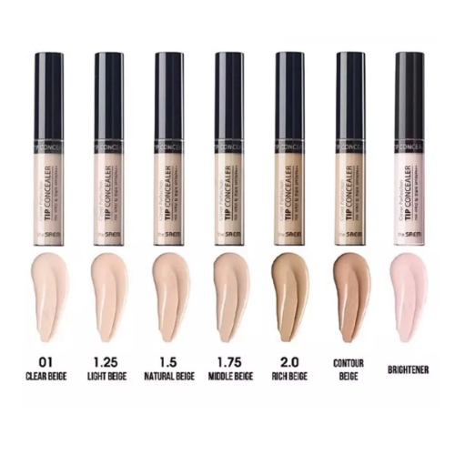 Kem Che Khuyết Điểm The Saem Có Chống Nắng Hàn Quốc Cover Perfection Tip Concealer SPF28/PA++ 6.5g