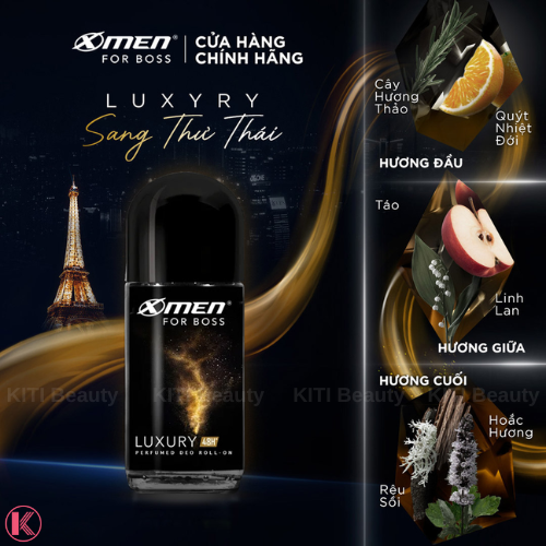 Lăn Khử Mùi X-Men For Boss Luxury Sang Trọng Tinh Tế 50ml