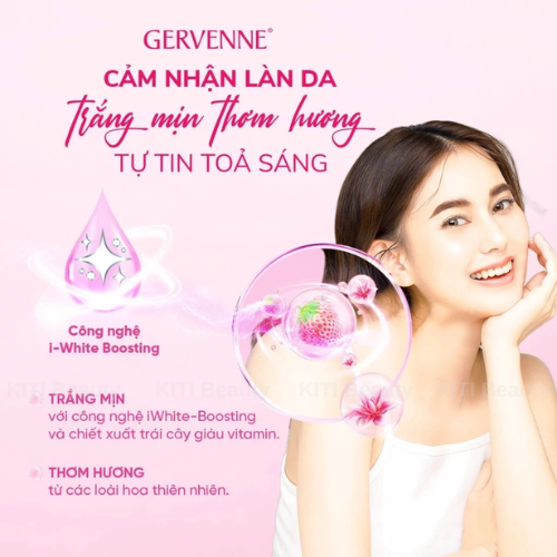 Lăn khử mùi trắng da Gervenne 65ml