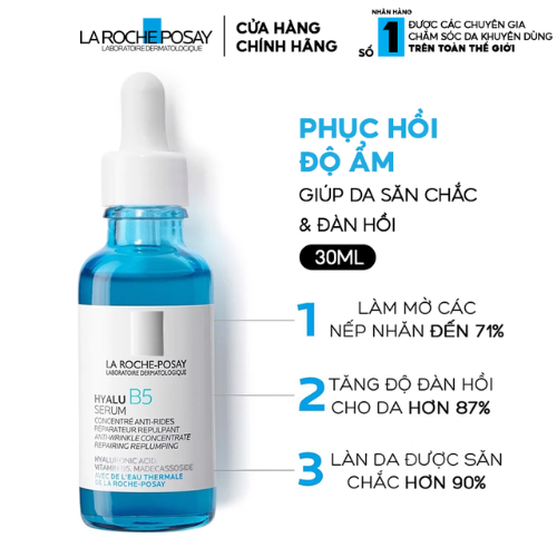 Tinh Chất La Roche-Posay Hyalu B5 Serum Phục Hồi Độ Ẩm Săn Chắc Da 10ml