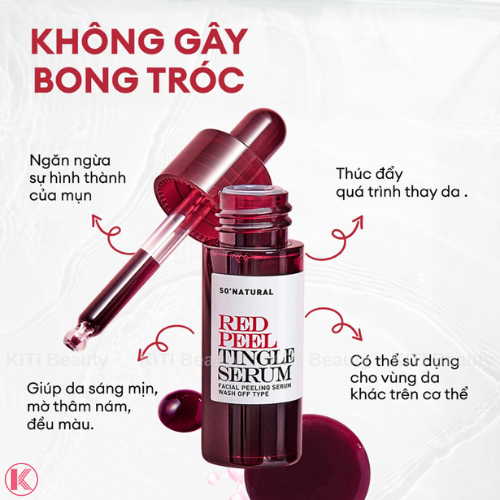 Tẩy Tế Bào Chết Hoá Học Trị Mụn Hiệu Quả Red Peel Tingle Serum 35ml