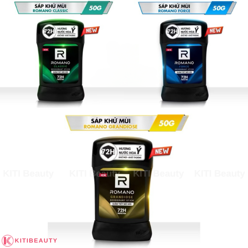 Sáp khử mùi cho nam Romano 50g