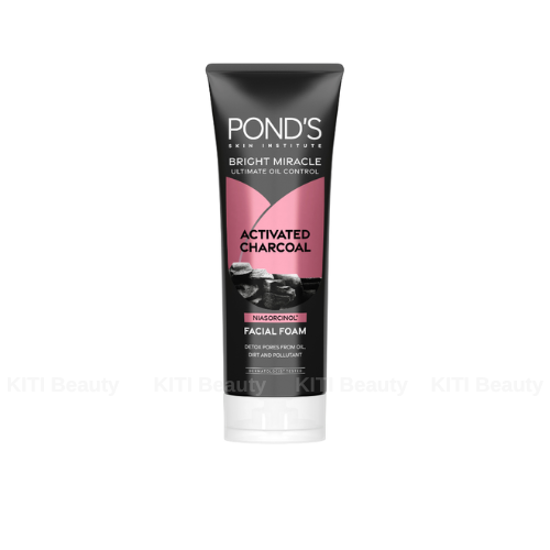 Sữa Rửa Mặt Pond's Than Hoạt Tính Sạch Sâu (Pure White) 100g