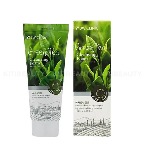Sữa Rửa Mặt Trà Xanh 3W Clinic Green Tea Foam Cleansing 100ml
