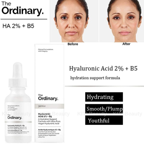 Tinh chất cấp nước, phục hồi da The Ordinary Hyaluronic Acid 2% + B5 (30ml)