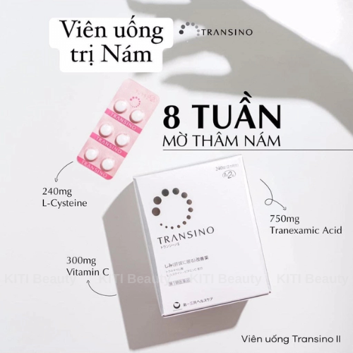 Viên Uống Trị Nám Transino EX 240 Viên Nhật Bản