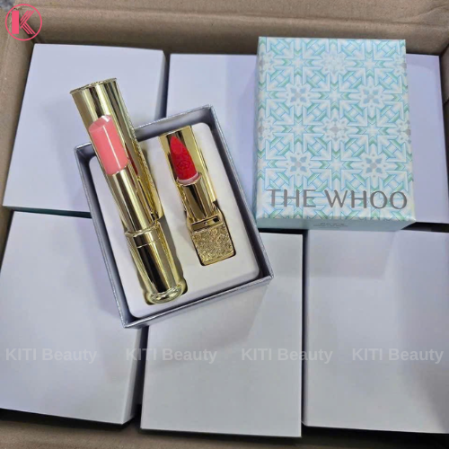 Son Dưỡng Môi Đông y The History of Whoo Gongjinhyang Mi Glow Lip Balm Special Set (Ver 2025 Art of Balance)