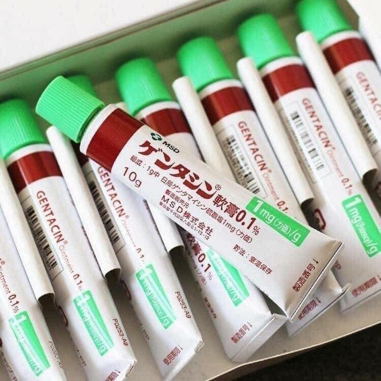 kem trị sẹo Gentacin Ointment 0.1% Nhật Bản 10g