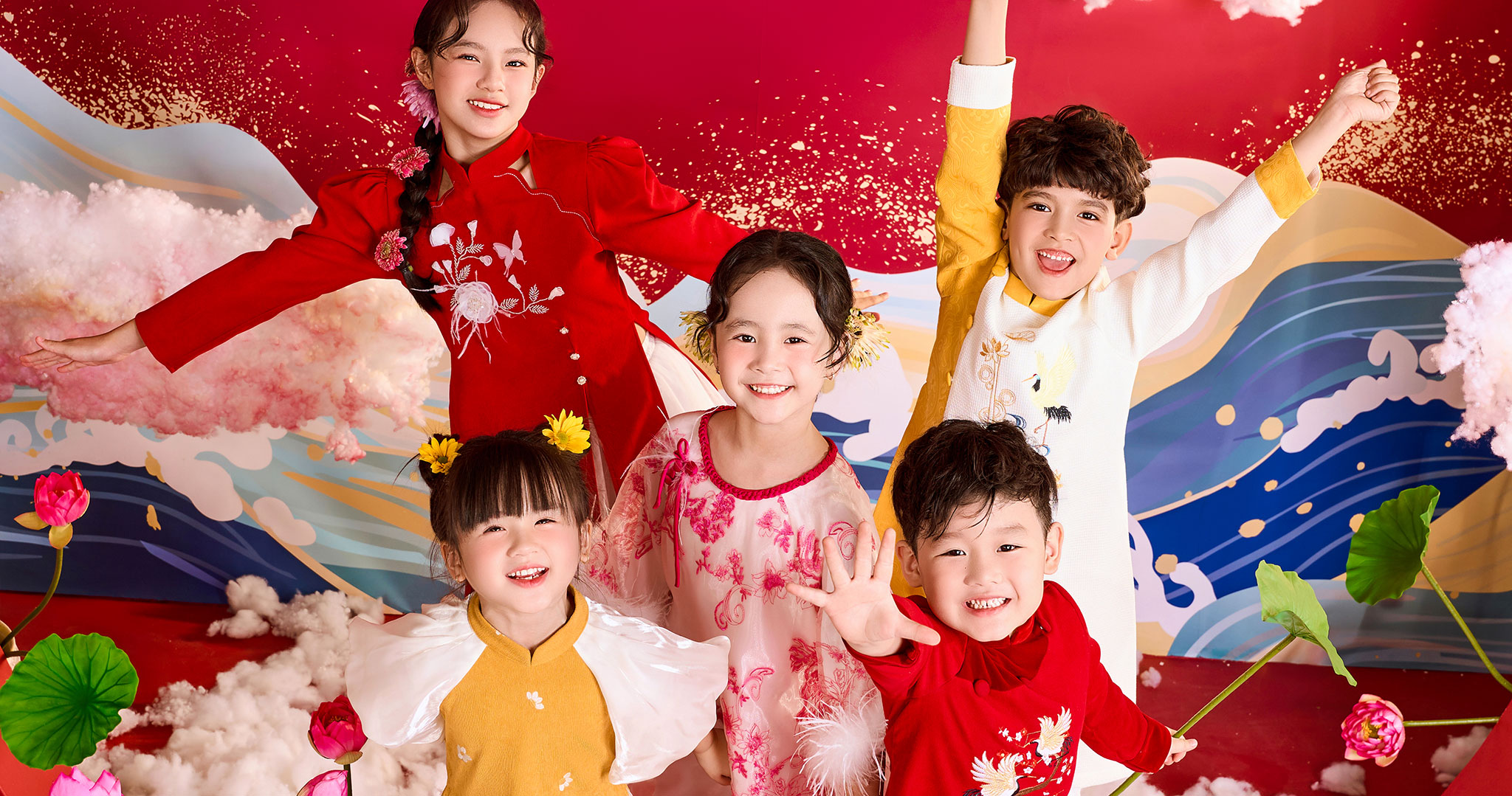 ÁO DÀI TẾT CHO BÉ