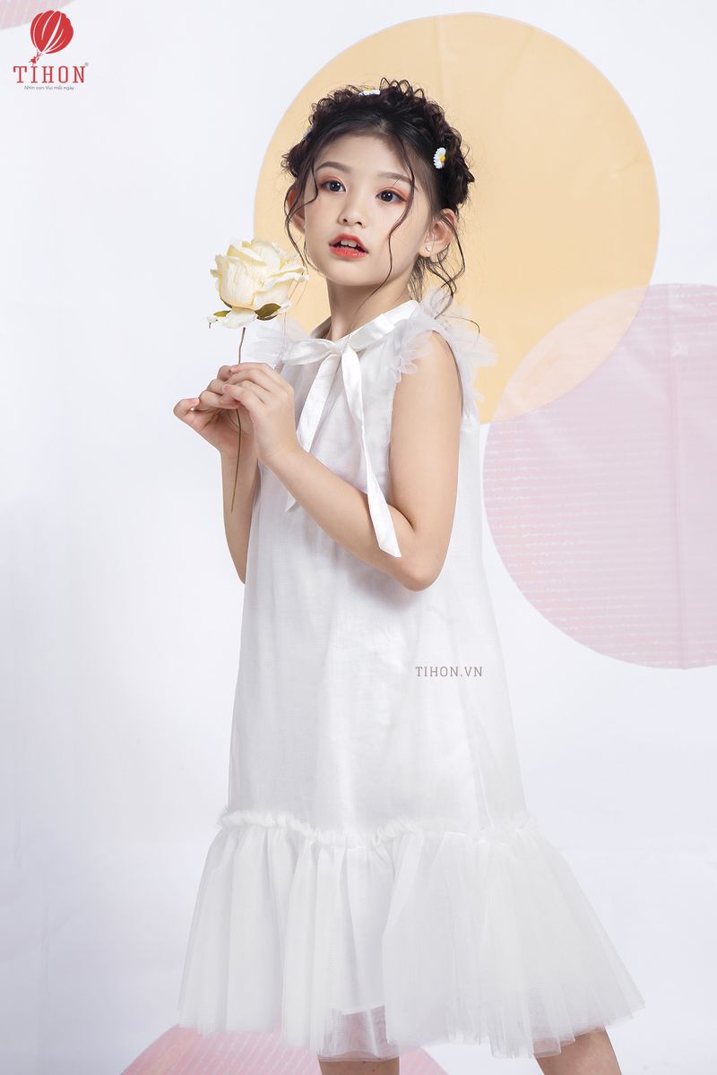 Váy trắng trễ vai, váy công chúa ren lưới | Shopee Việt Nam