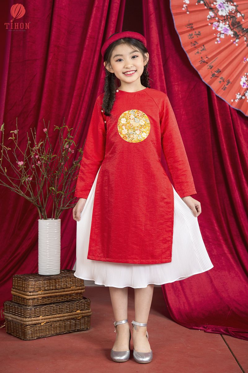 Áo dài ADT08G-1136Đ-904