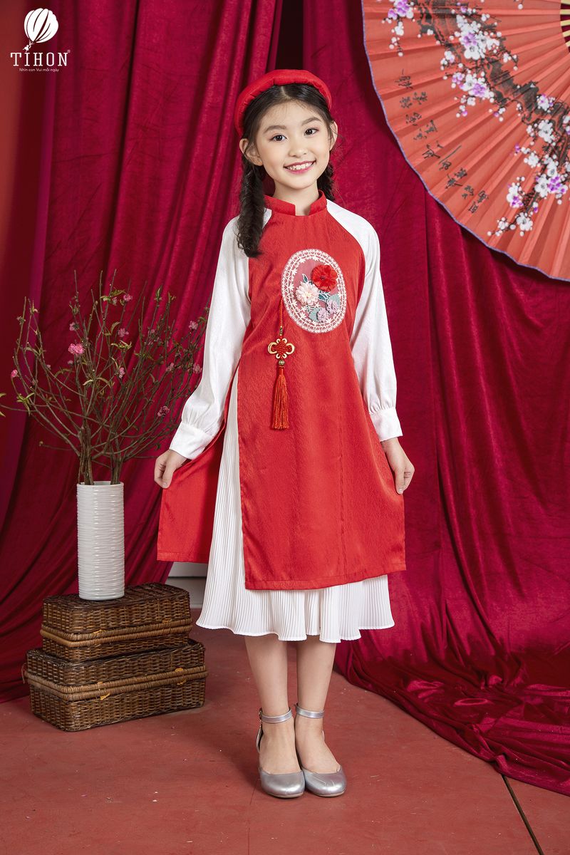 Áo dài ADT08G-1135Đ-904