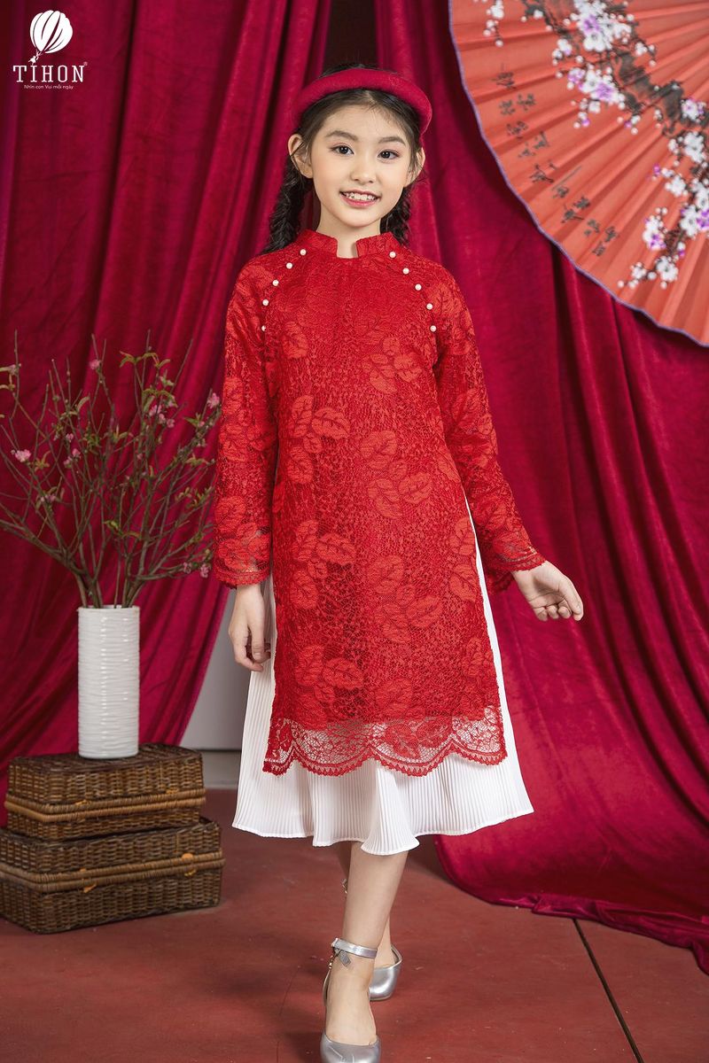 Áo dài ADT08G-1139Đ-906