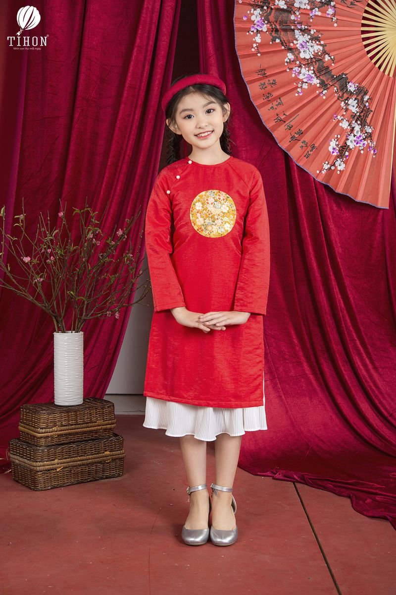 Áo dài ADT08G-1136Đ-904